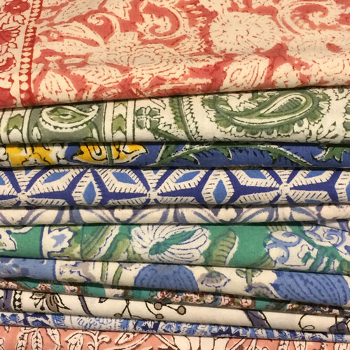 plaid quilt sprei uit india