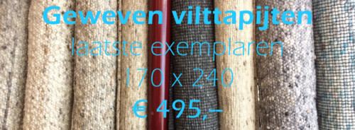 geweven vilttapijten aanbieding