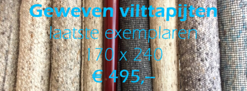 geweven vilttapijten aanbieding
